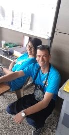 Toujours le sourire en tant que bénévole d'Aubenas Basket