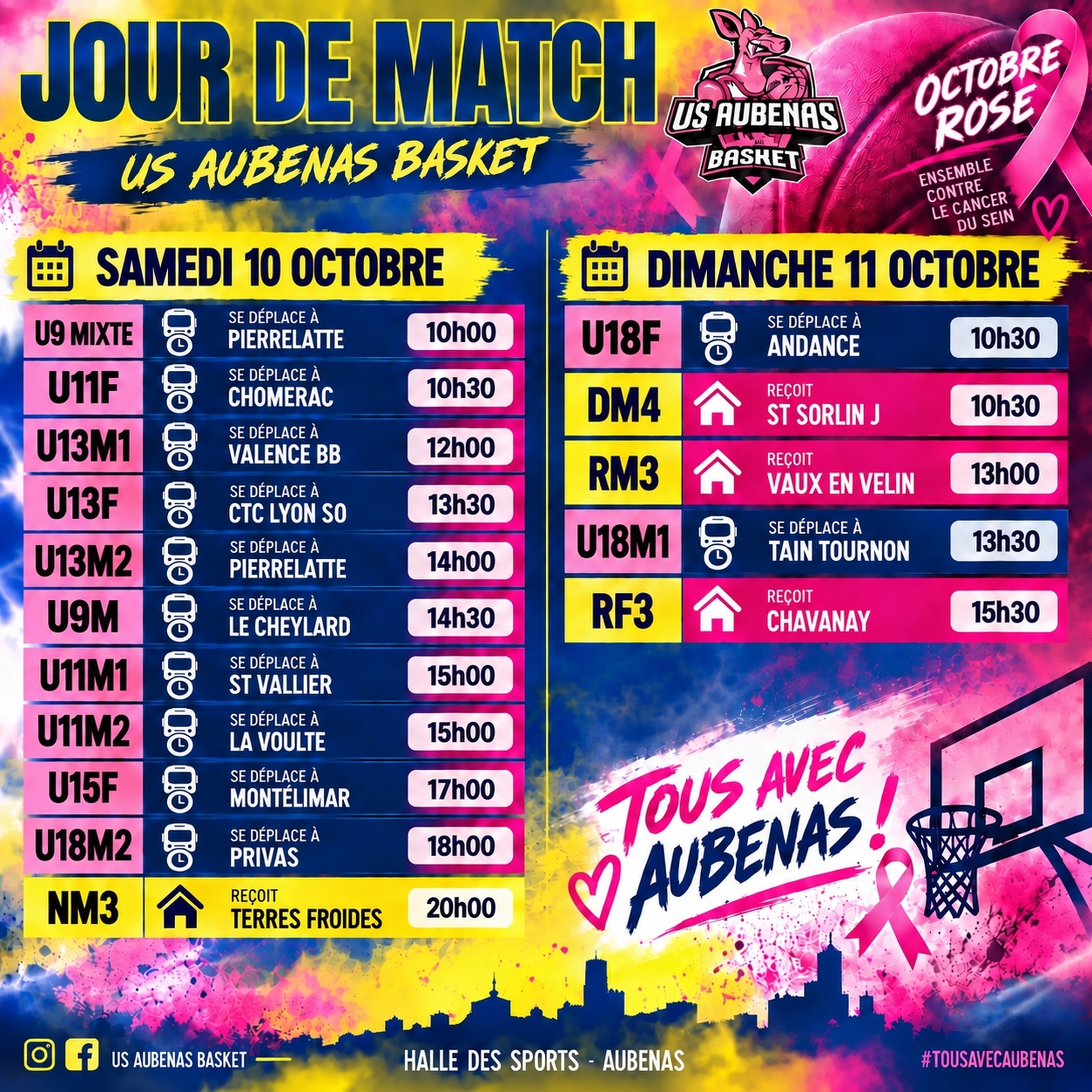 10 et 11 octobre